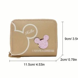 Mickey Mouse wallet change purse - NWT - pink and gold